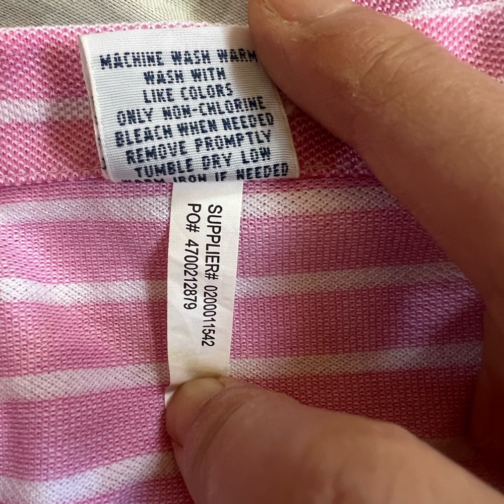 Ralph Lauren Pink Striped Men's Shirt - Picture 7 of 9